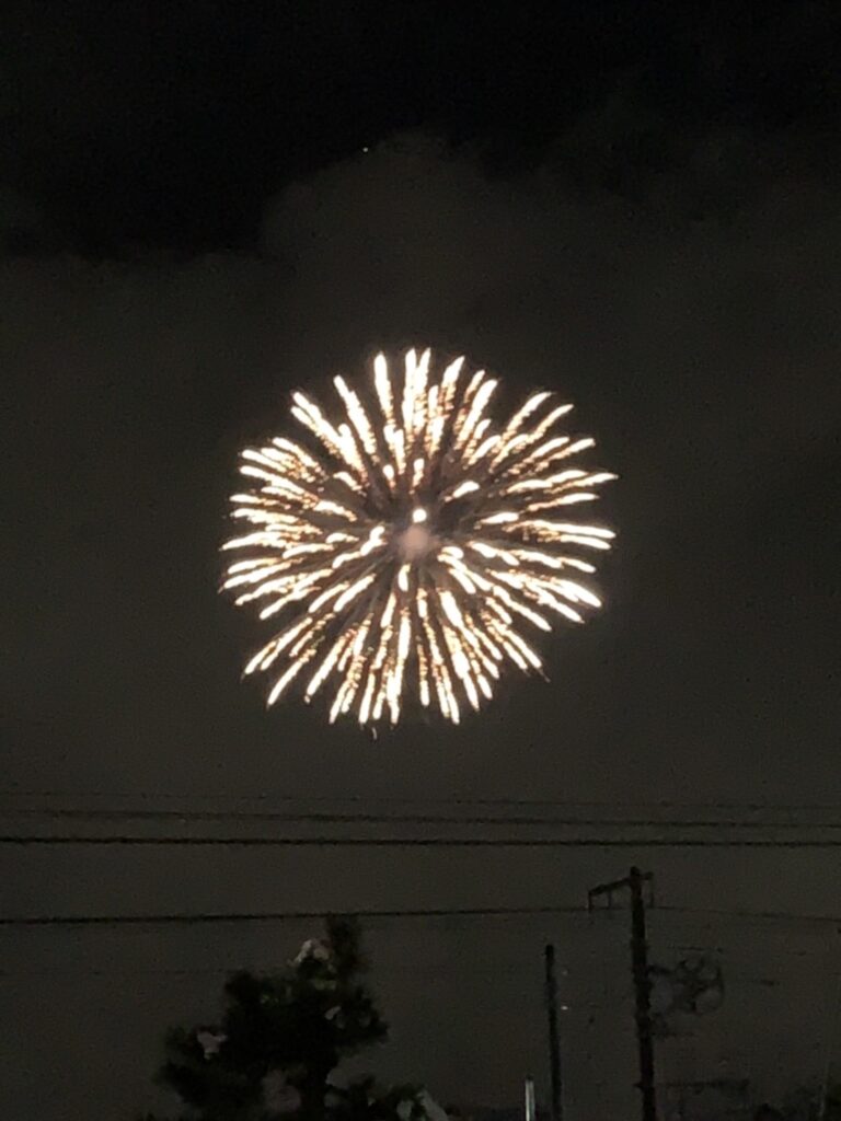 除夜の花火